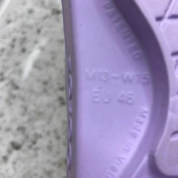 OOFOS OOAHH lavender comfort recovery slides sandals slip on size 15 women - Picture 5 of 5